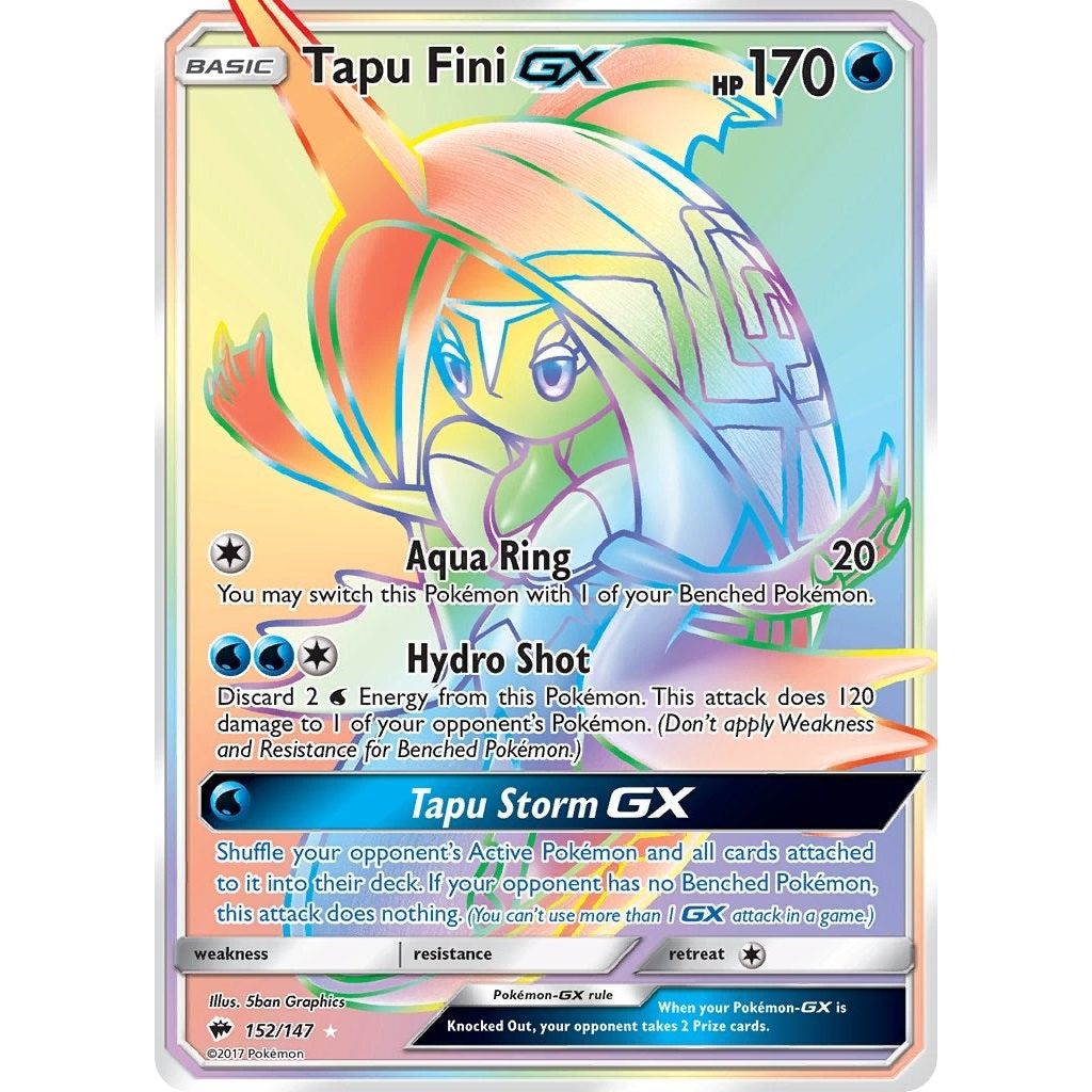 Image for Tapu Fini GX (Secret) (152/147) (SM03) - Pokemon
