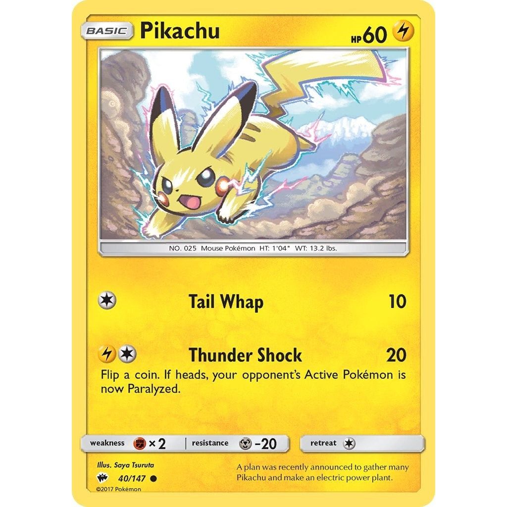 Image for Pikachu (40/147) (SM03) - Pokemon