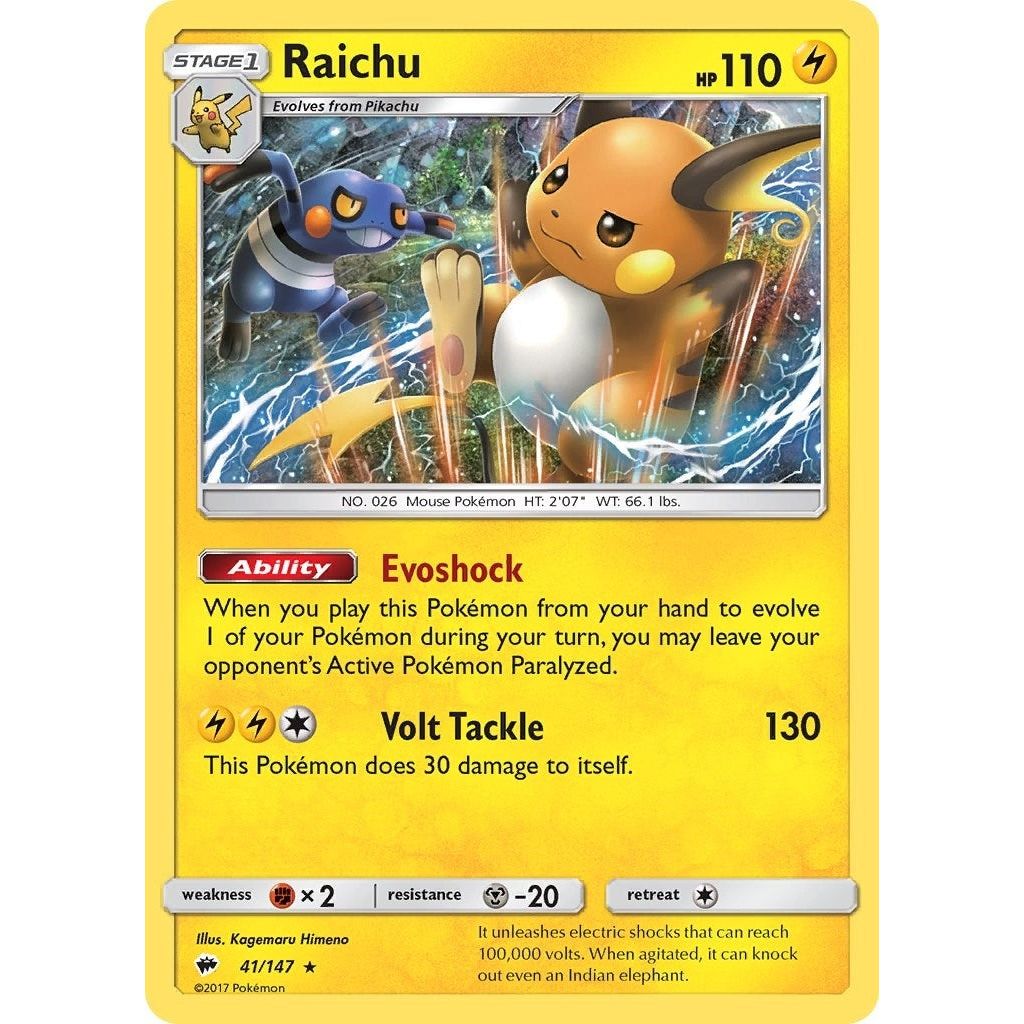 Image for Raichu (41/147) (SM03) - Pokemon