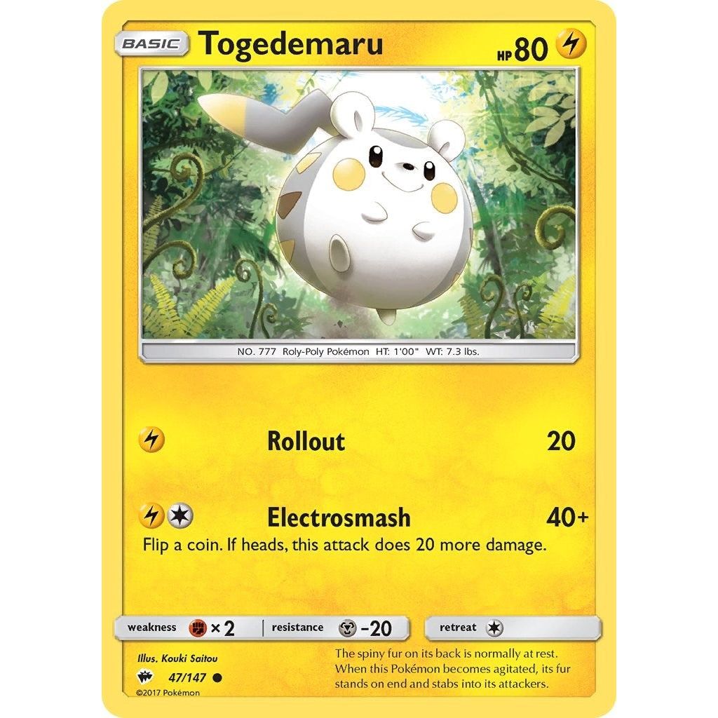 Image for Togedemaru (47/147) (SM03) - Pokemon