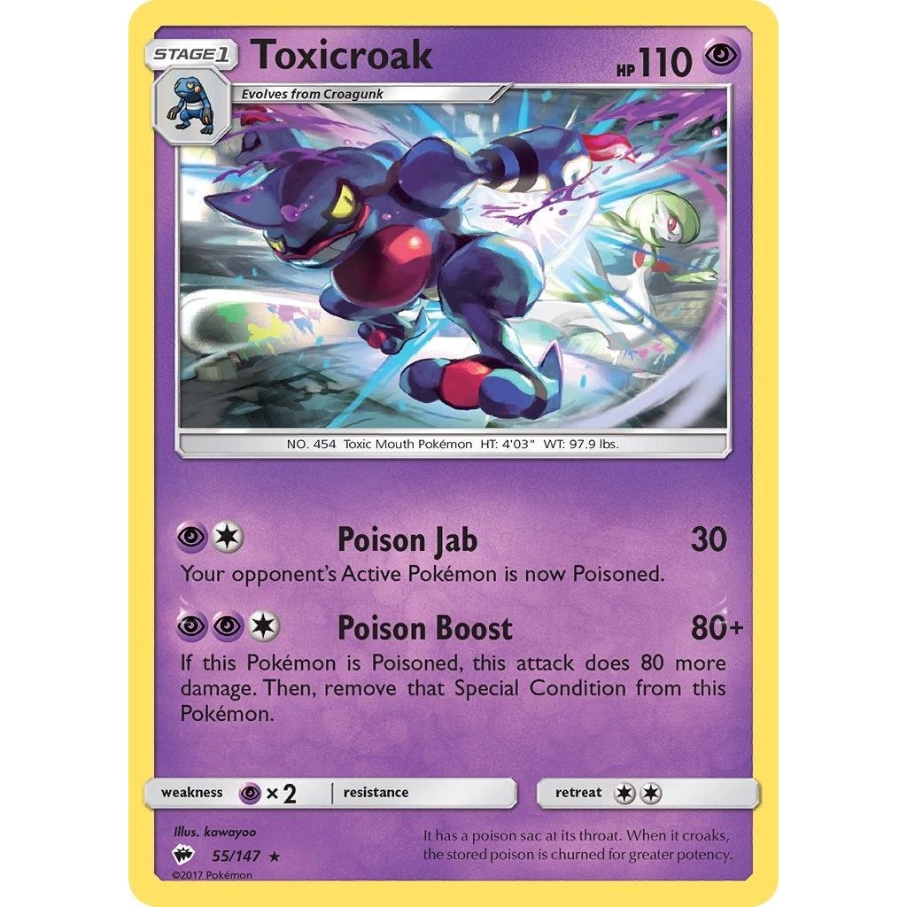 Image for Toxicroak (55/147) (SM03) - Pokemon