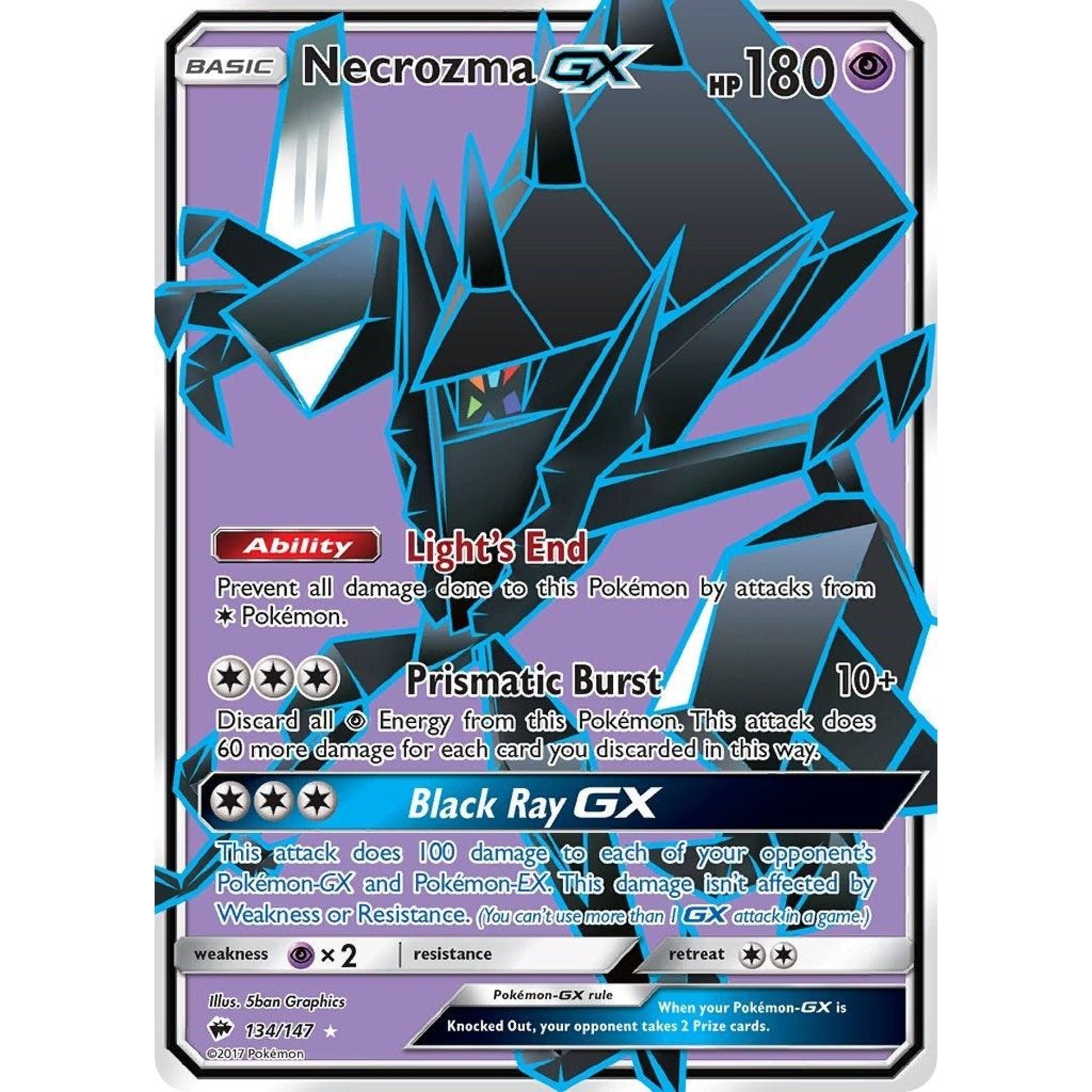 Image for Necrozma GX (Full Art) (134/147) (SM03) - Pokemon