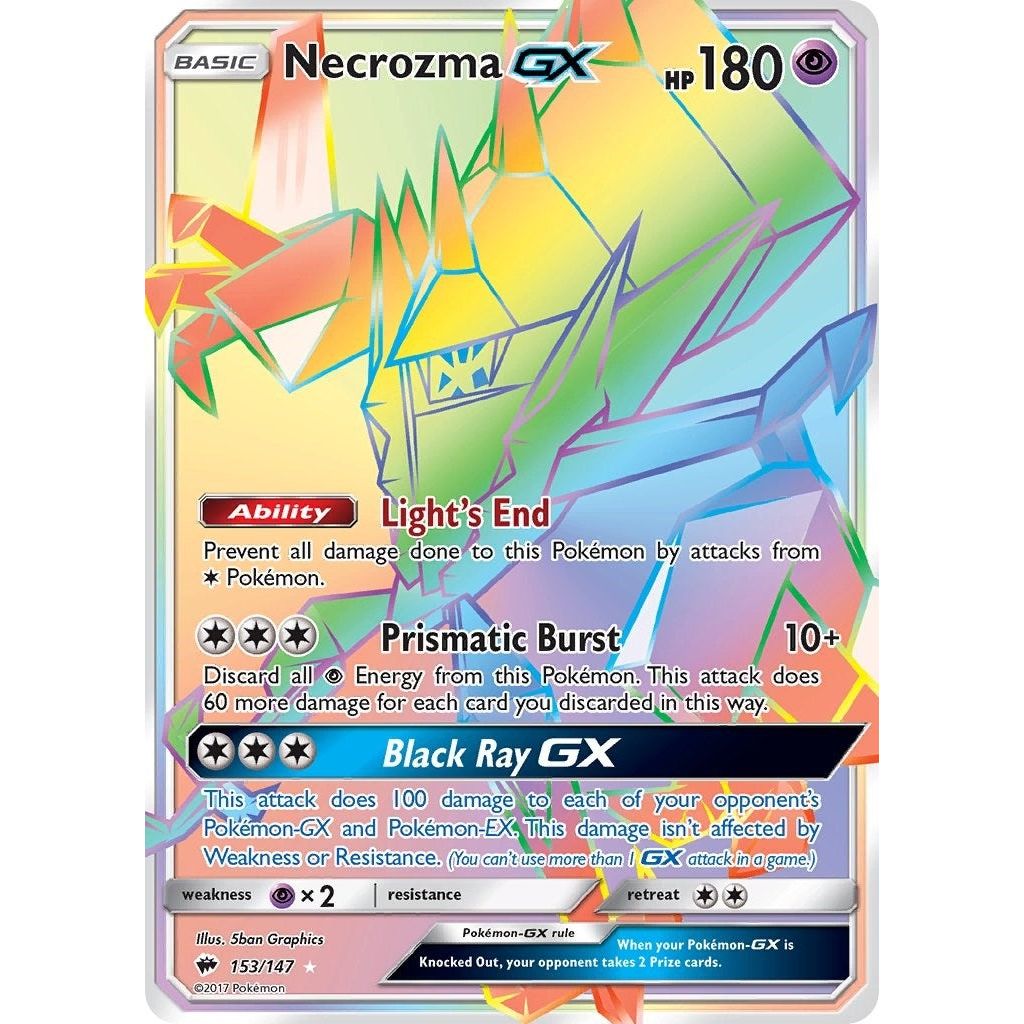 Image for Necrozma GX (Secret) (153/147) (SM03) - Pokemon