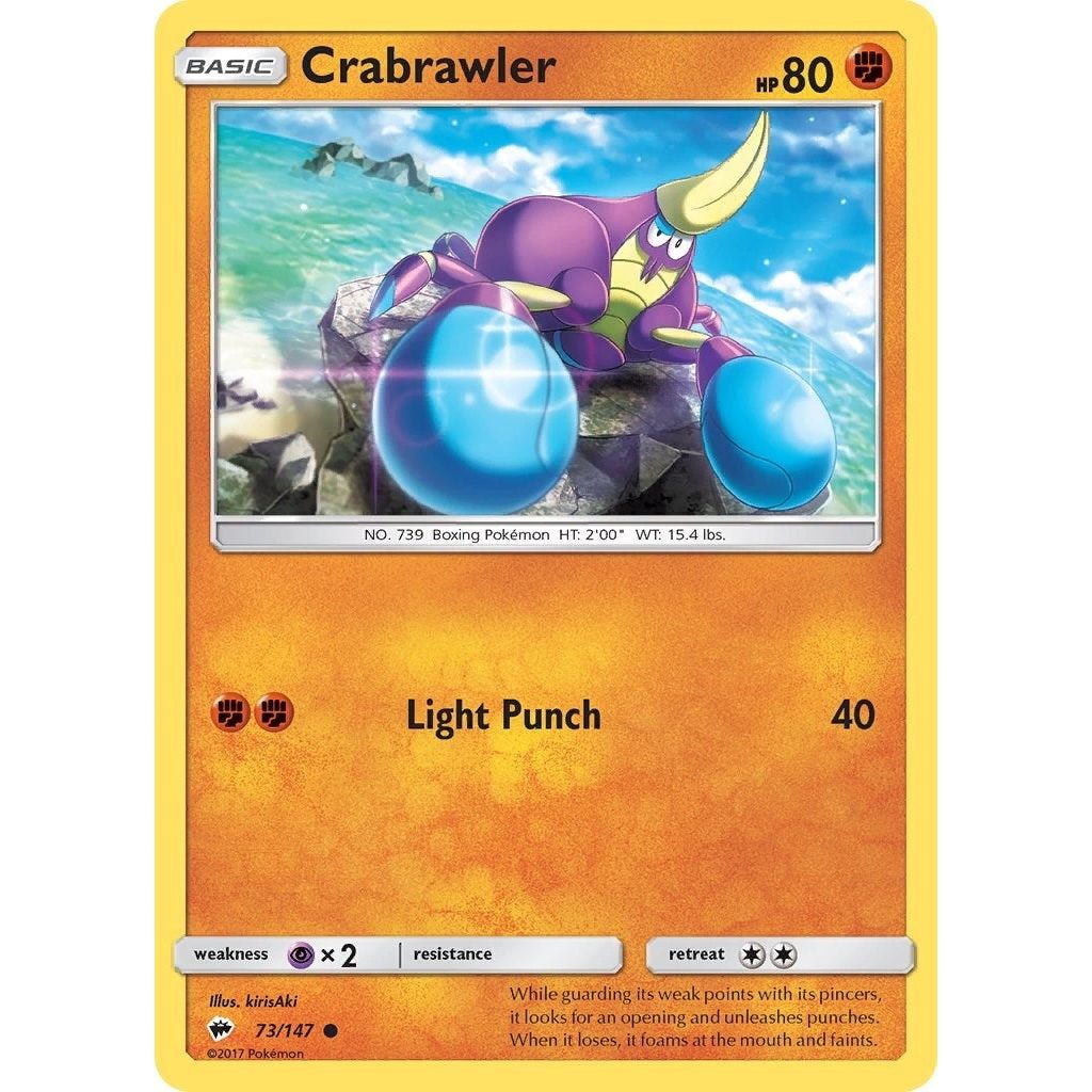 Image for Crabrawler (73/147) (SM03) - Pokemon