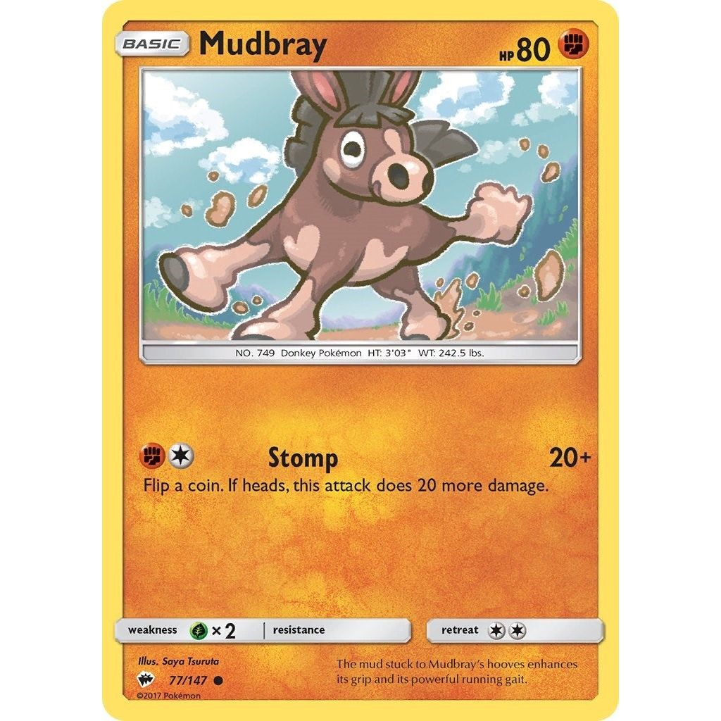 Image for Mudbray (77/147) (SM03) - Pokemon