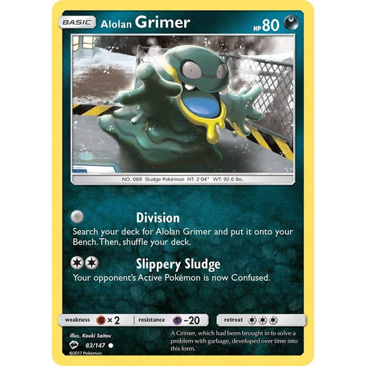 Image for Alolan Grimer (83/147) (SM03) - Pokemon