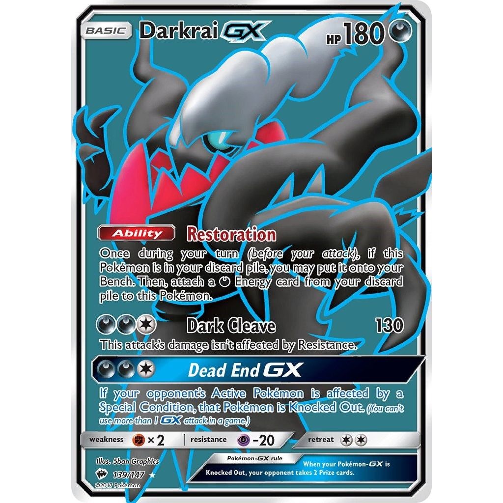 Image for Darkrai GX (Full Art) (139/147) (SM03) - Pokemon