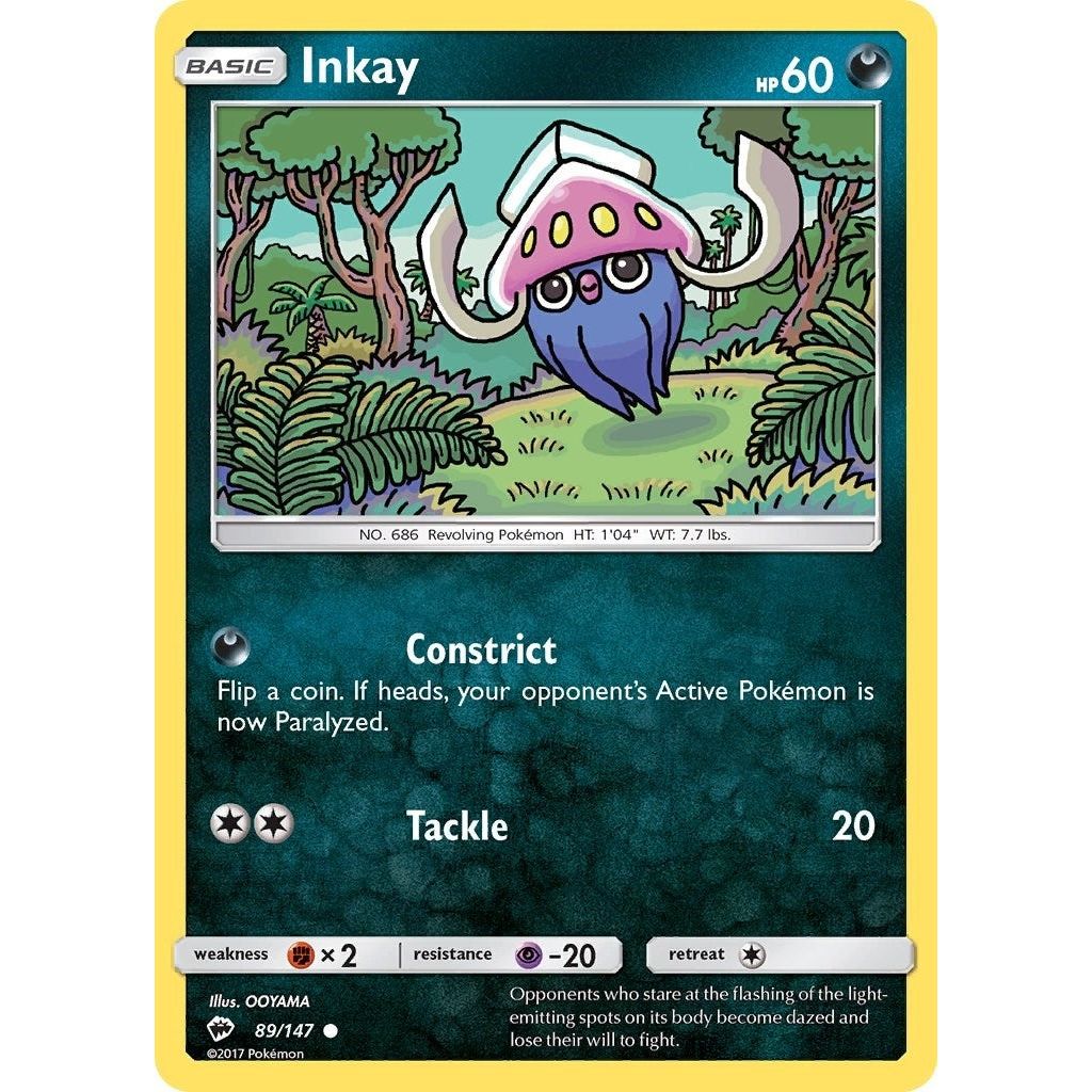 Image for Inkay (89/147) (SM03) - Pokemon