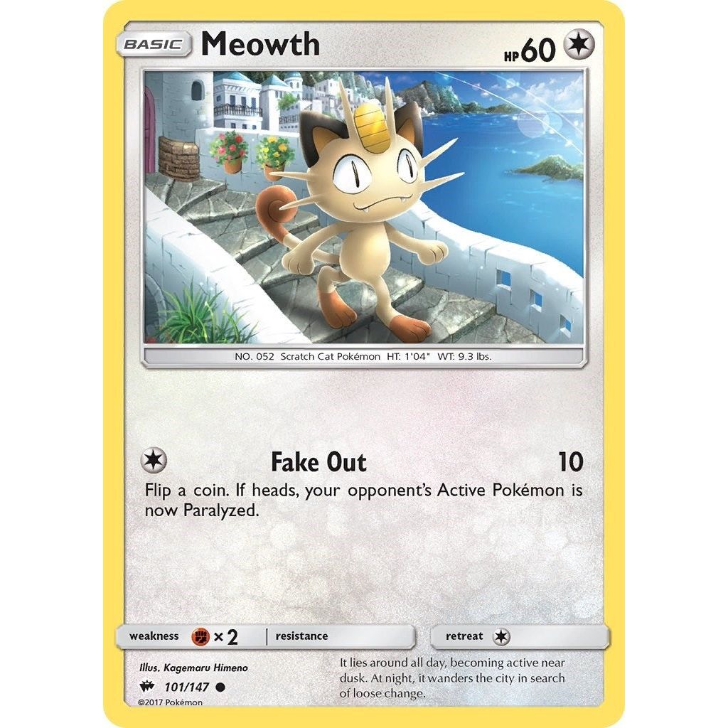 Image for Meowth (101/147) (SM03) - Pokemon