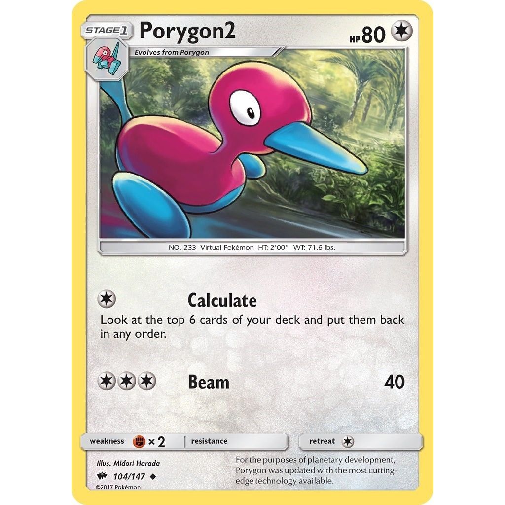 Image for Porygon2 (104/147) (SM03) - Pokemon