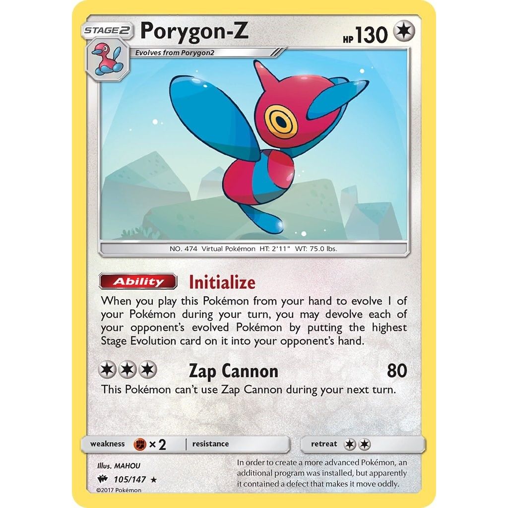 Image for Porygon-Z (105/147) (SM03) - Pokemon