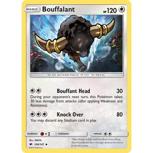 Image for Bouffalant (108/147) (SM03) - Pokemon