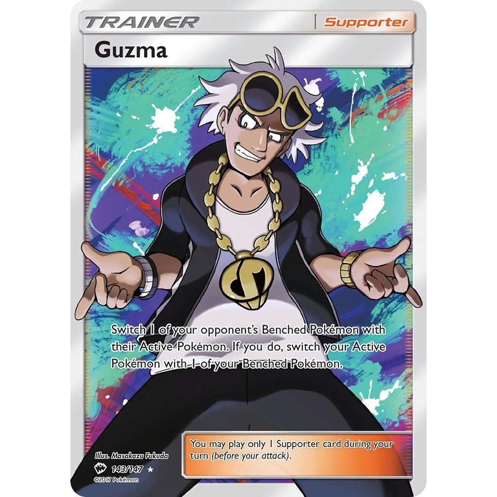 Image for Guzma (Full Art) (143/147) (SM03) - Pokemon