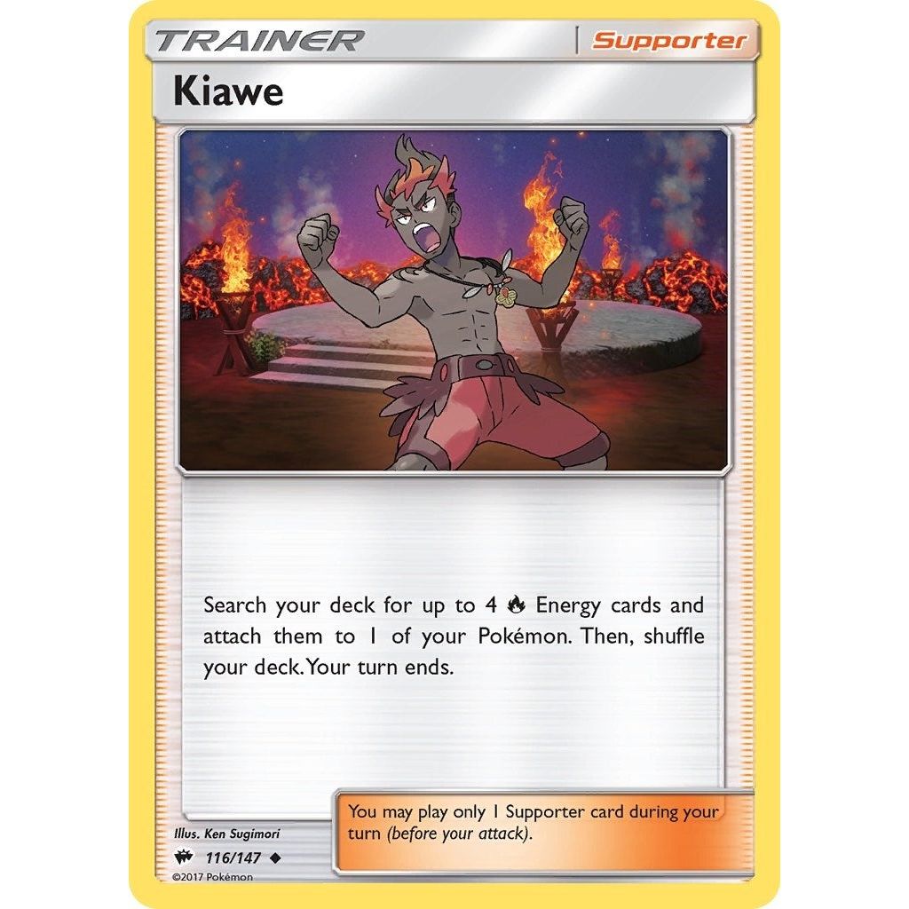 Image for Kiawe (116/147) (SM03) - Pokemon