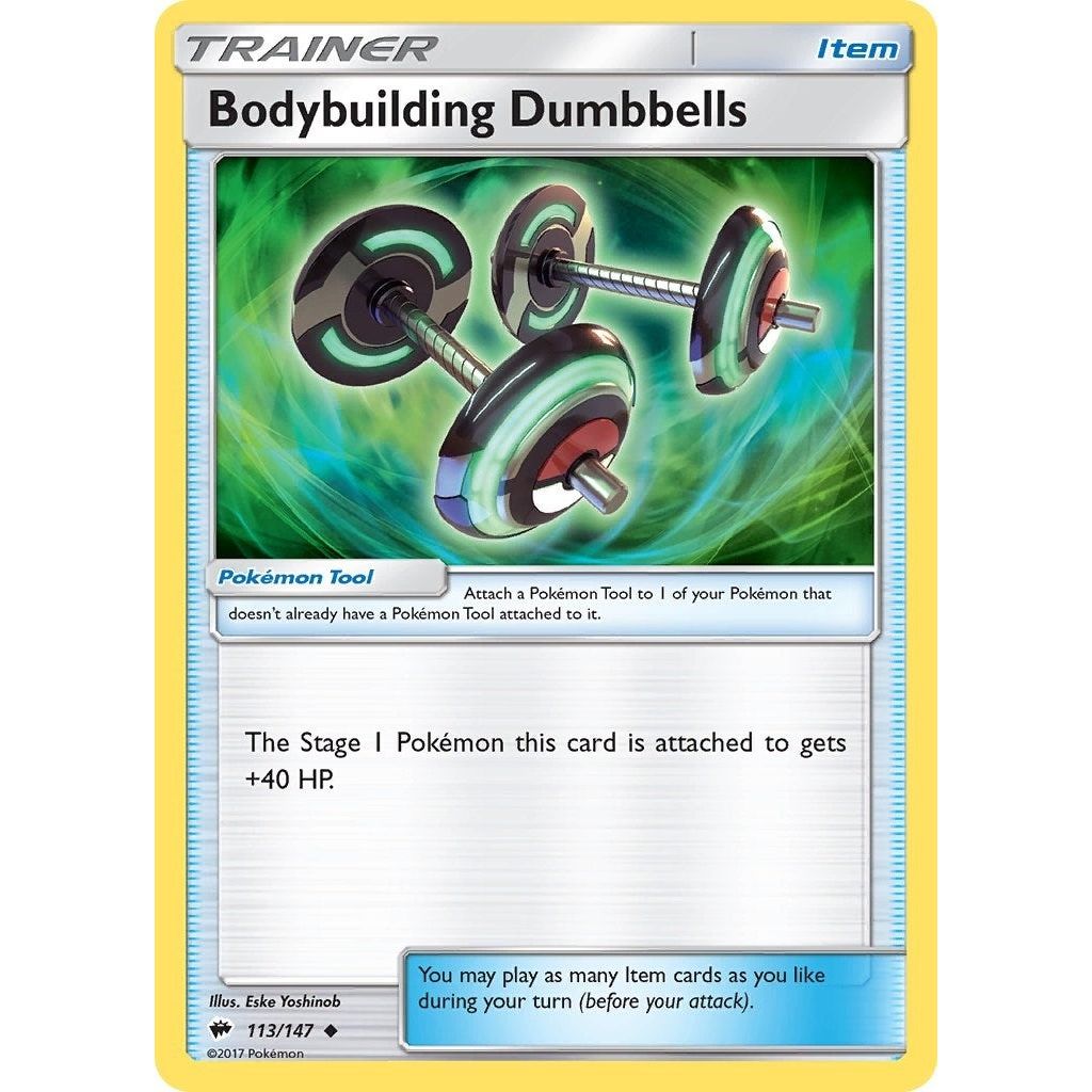 Image for Bodybuilding Dumbbells (113/147) (SM03) - Pokemon