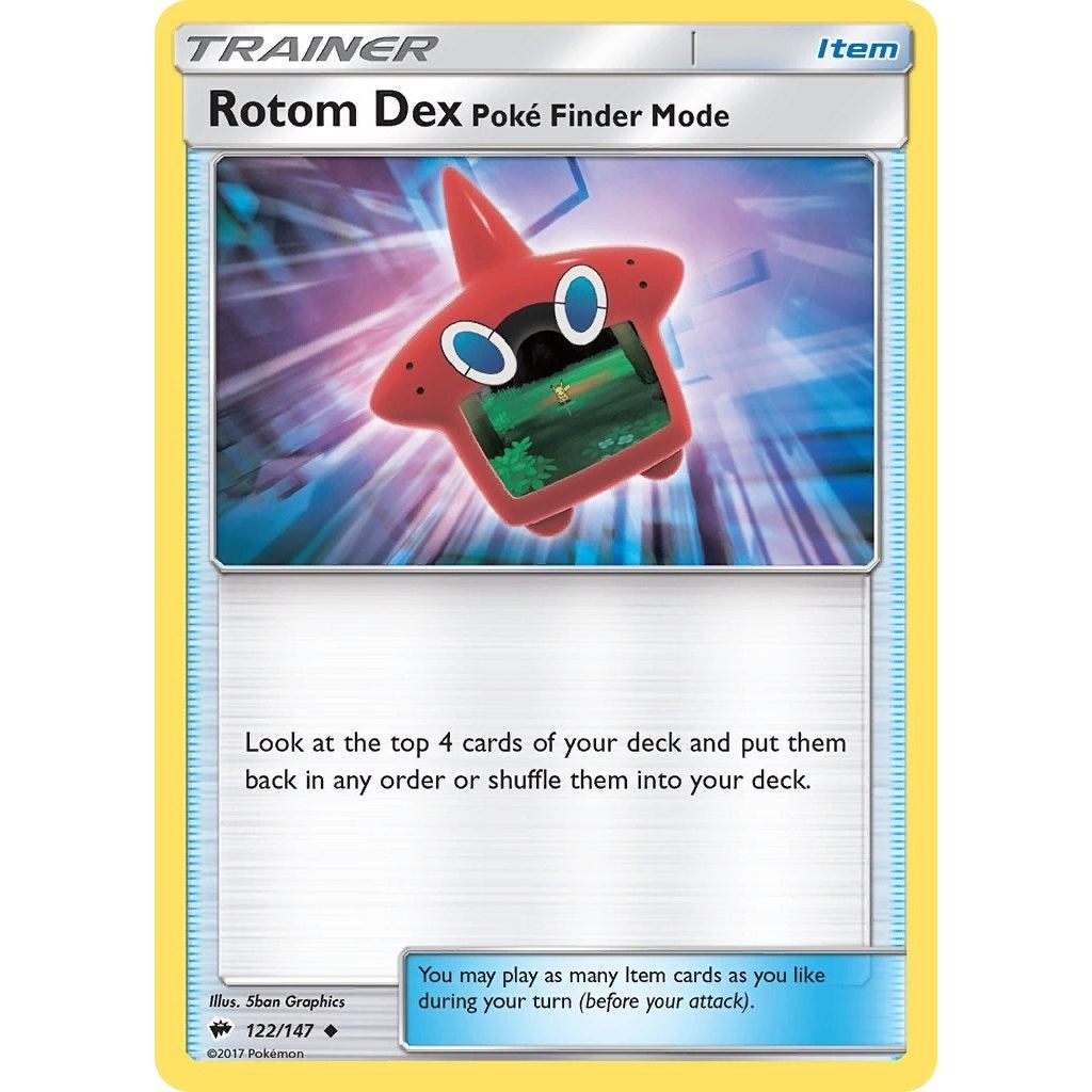 Image for Rotom Dex Poke Finder Mode (122/147) (SM03) - Pokemon