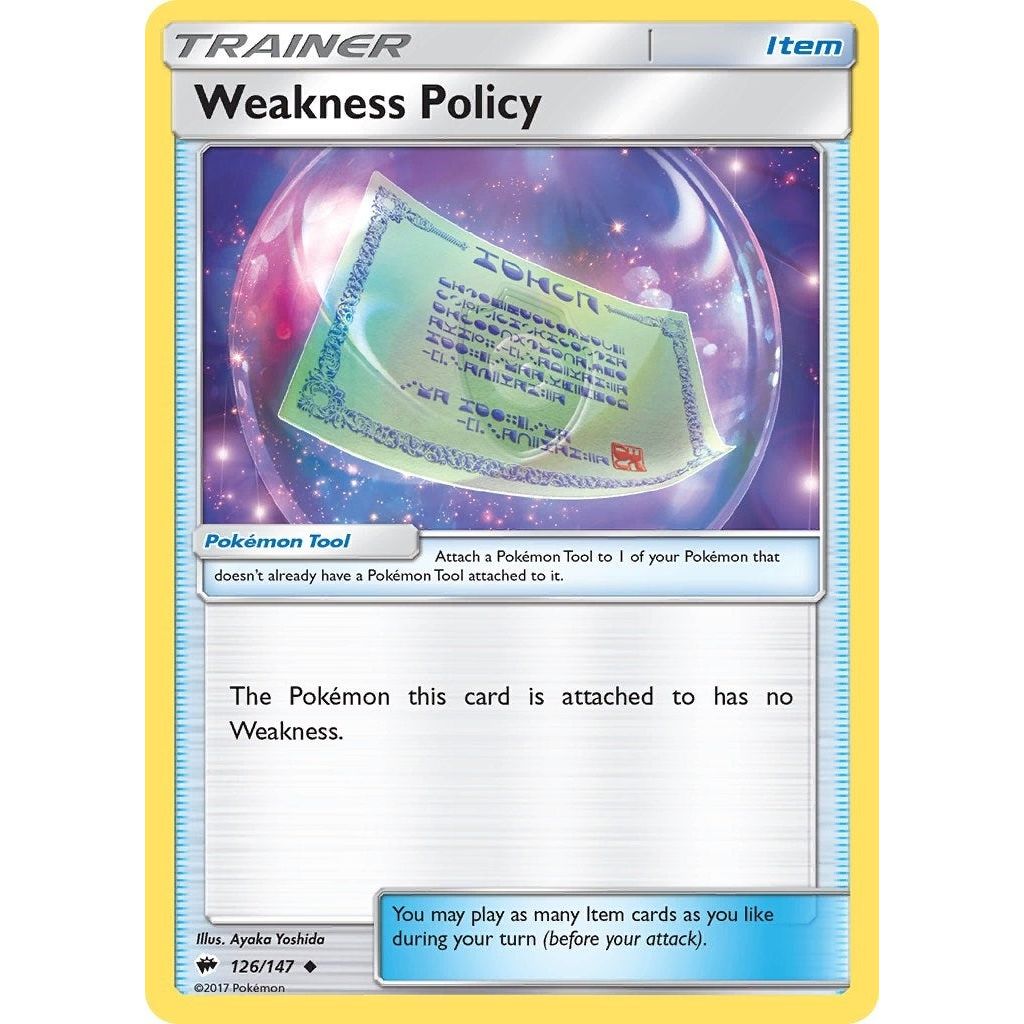 Image for Weakness Policy (126/147) (SM03) - Pokemon