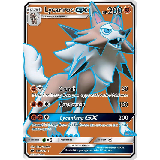 Image for Lycanroc GX (Full Art) (136/147) (SM03) - Pokemon