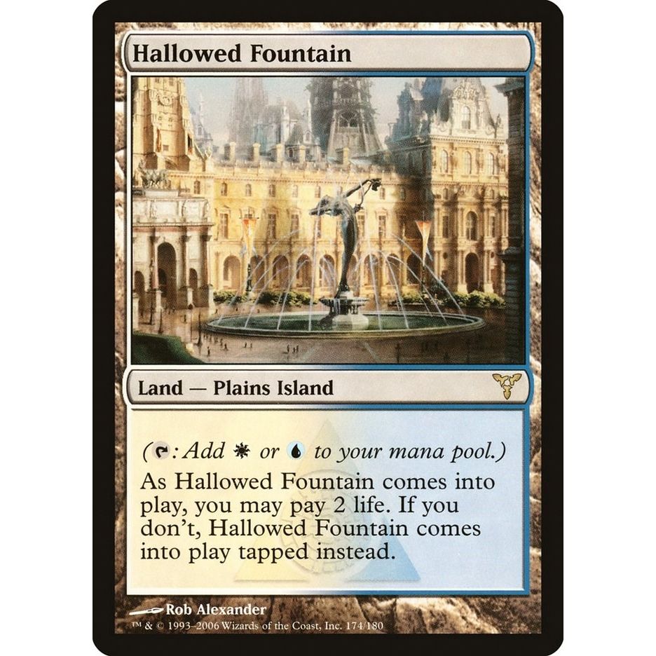 Image for Hallowed Fountain (174) (DIS) - Magic: The Gathering