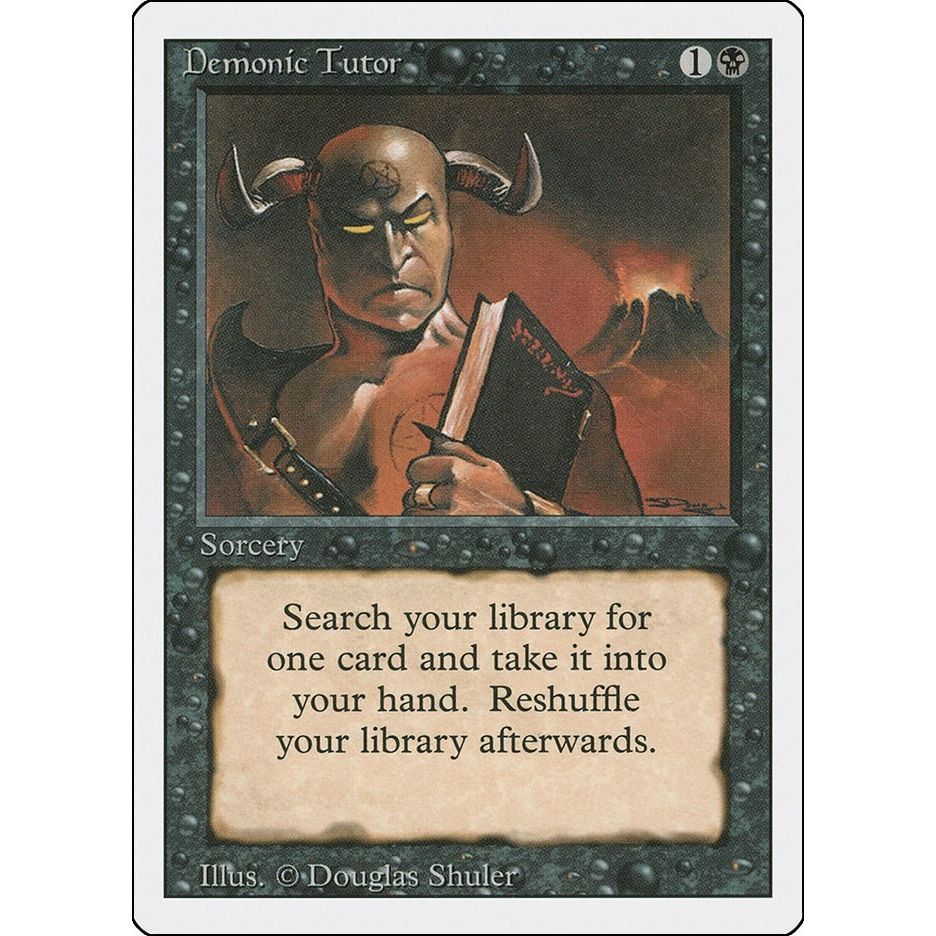 Image for Demonic Tutor (3ED) - Magic: The Gathering
