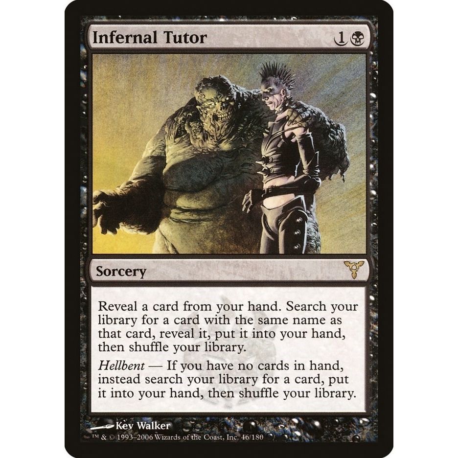 Image for Infernal Tutor (46) (DIS) - Magic: The Gathering