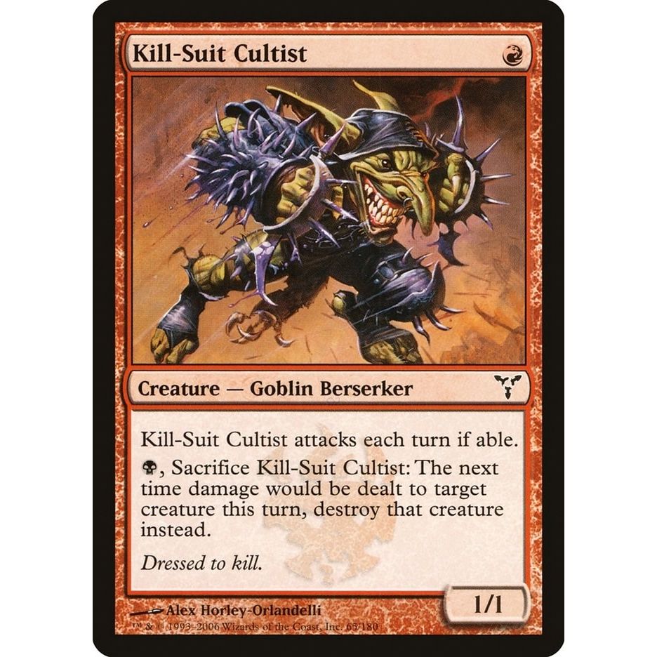 Image for Kill-Suit Cultist (65) (DIS) - Magic: The Gathering
