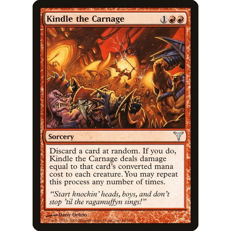 Image for Kindle the Carnage (66) (DIS) - Magic: The Gathering