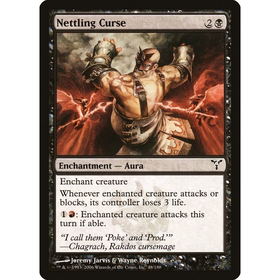 Image for Nettling Curse (48) (DIS) - Magic: The Gathering
