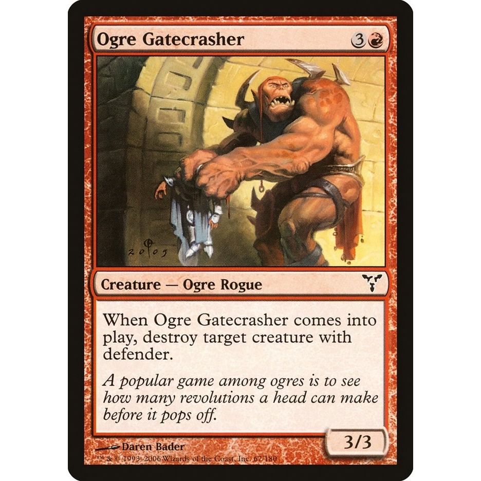 Image for Ogre Gatecrasher (67) (DIS) - Magic: The Gathering