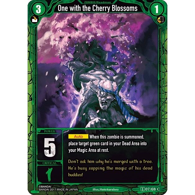 Image for One with the Cherry Blossoms (7) (ZWO1) - Zombie World Order TCG