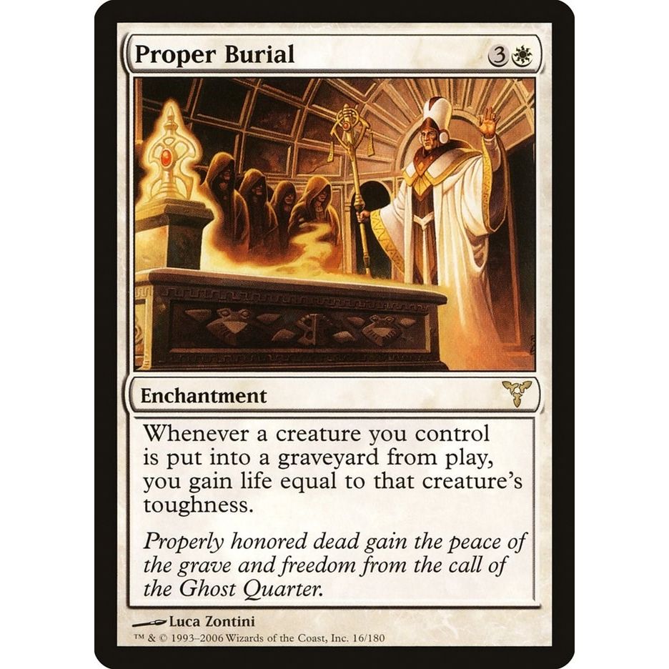 Image for Proper Burial (16) (DIS) - Magic: The Gathering