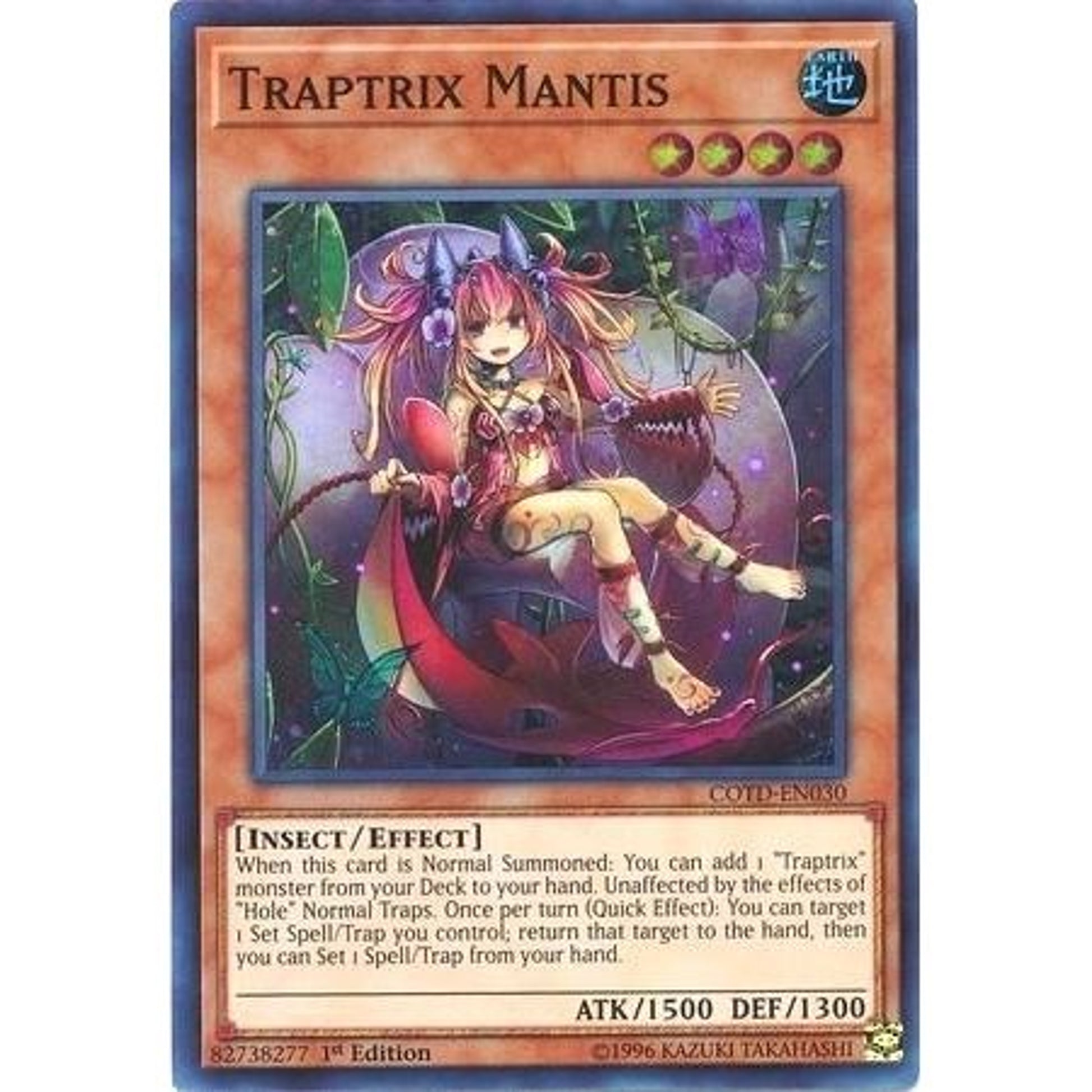 Image for Traptrix Mantis (COTD-EN030) (COTD) - YuGiOh
