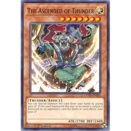 Image for The Ascended of Thunder (COTD-EN036) (COTD) - YuGiOh