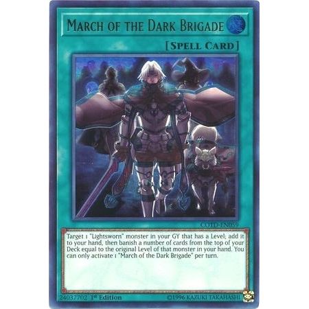 Image for March of the Dark Brigade (COTD-EN059) (COTD) - YuGiOh