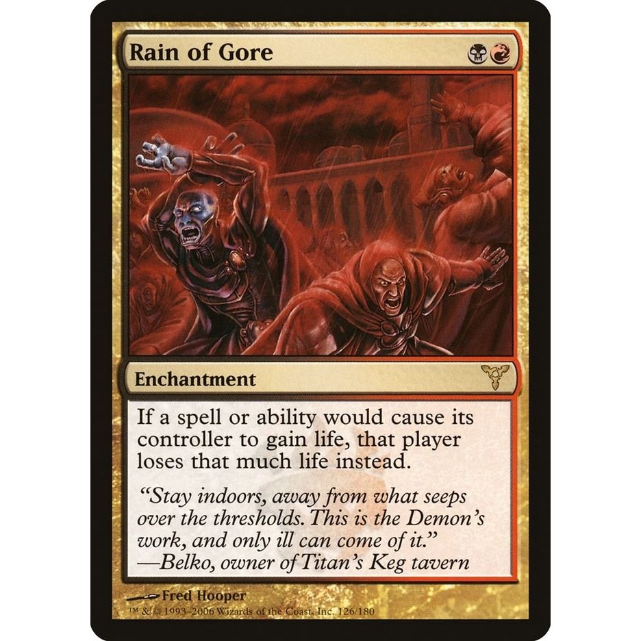 Image for Rain of Gore (126) (DIS) - Magic: The Gathering