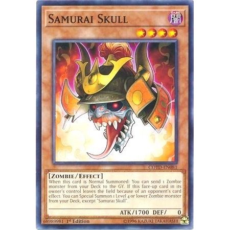 Image for Samurai Skull (COTD-EN081) (COTD) - YuGiOh
