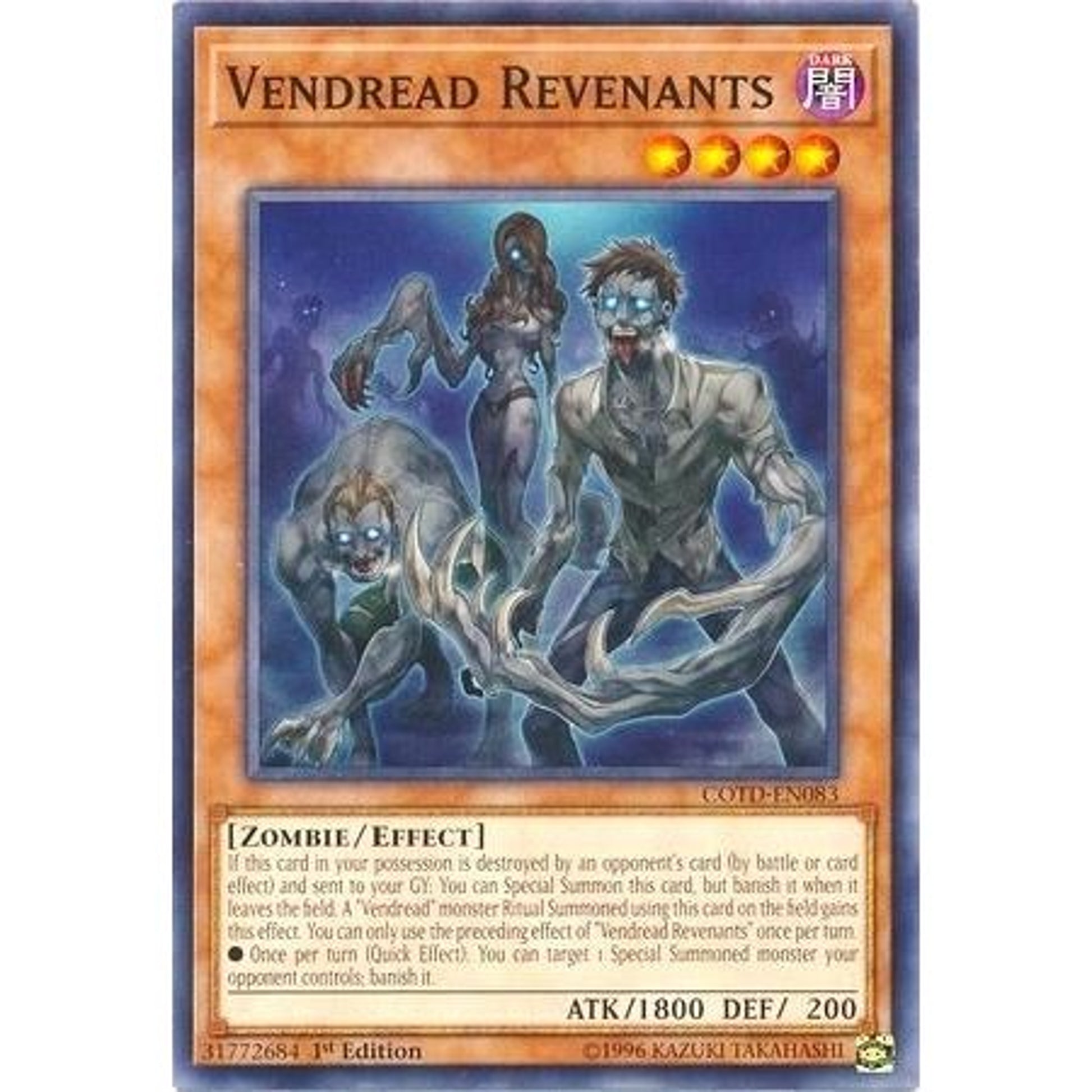 Image for Vendread Revenants (COTD-EN083) (COTD) - YuGiOh