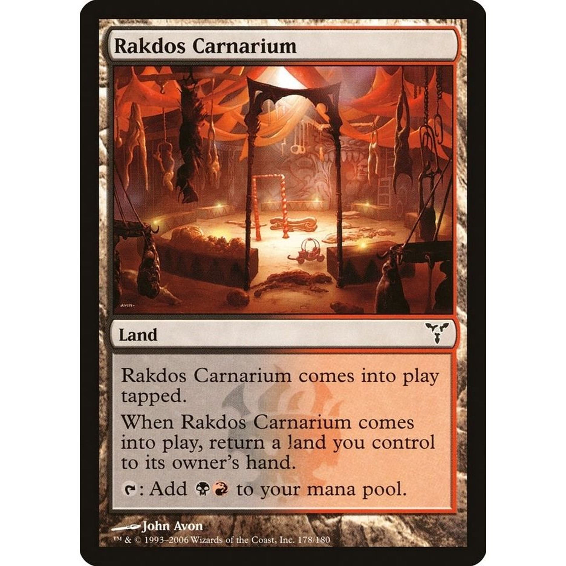 Image for Rakdos Carnarium (178) (DIS) - Magic: The Gathering