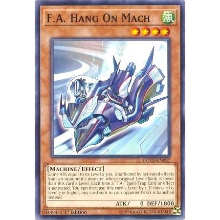 Image for F.A. Hang On Mach (COTD-EN087) (COTD) - YuGiOh