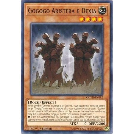 Image for Gogogo Aristera & Dexia (COTD-EN092) (COTD) - YuGiOh