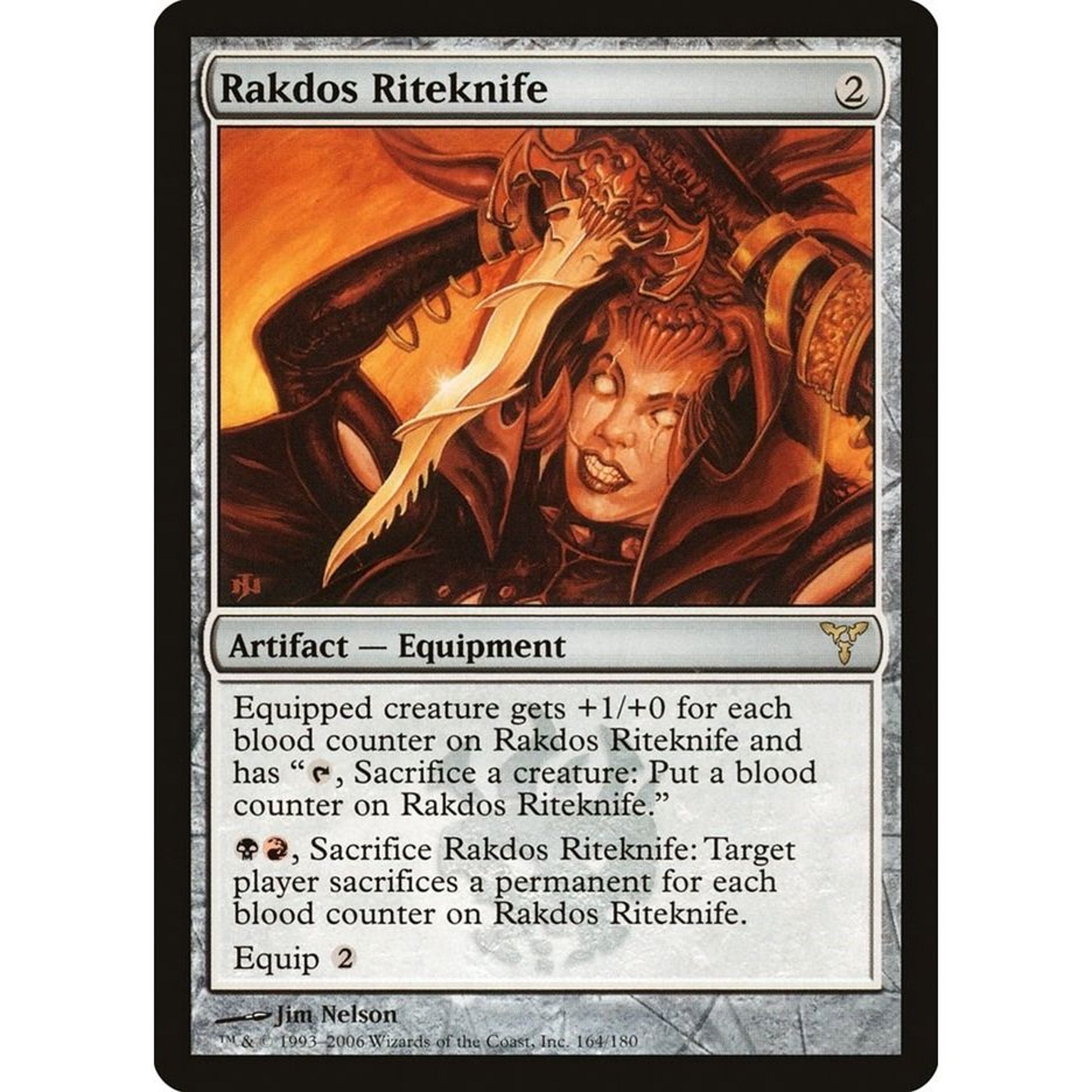 Image for Rakdos Riteknife (164) (DIS) - Magic: The Gathering