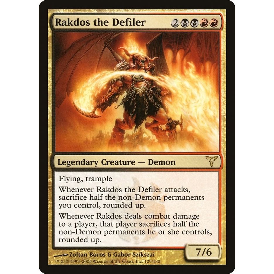 Image for Rakdos the Defiler (129) (DIS) - Magic: The Gathering