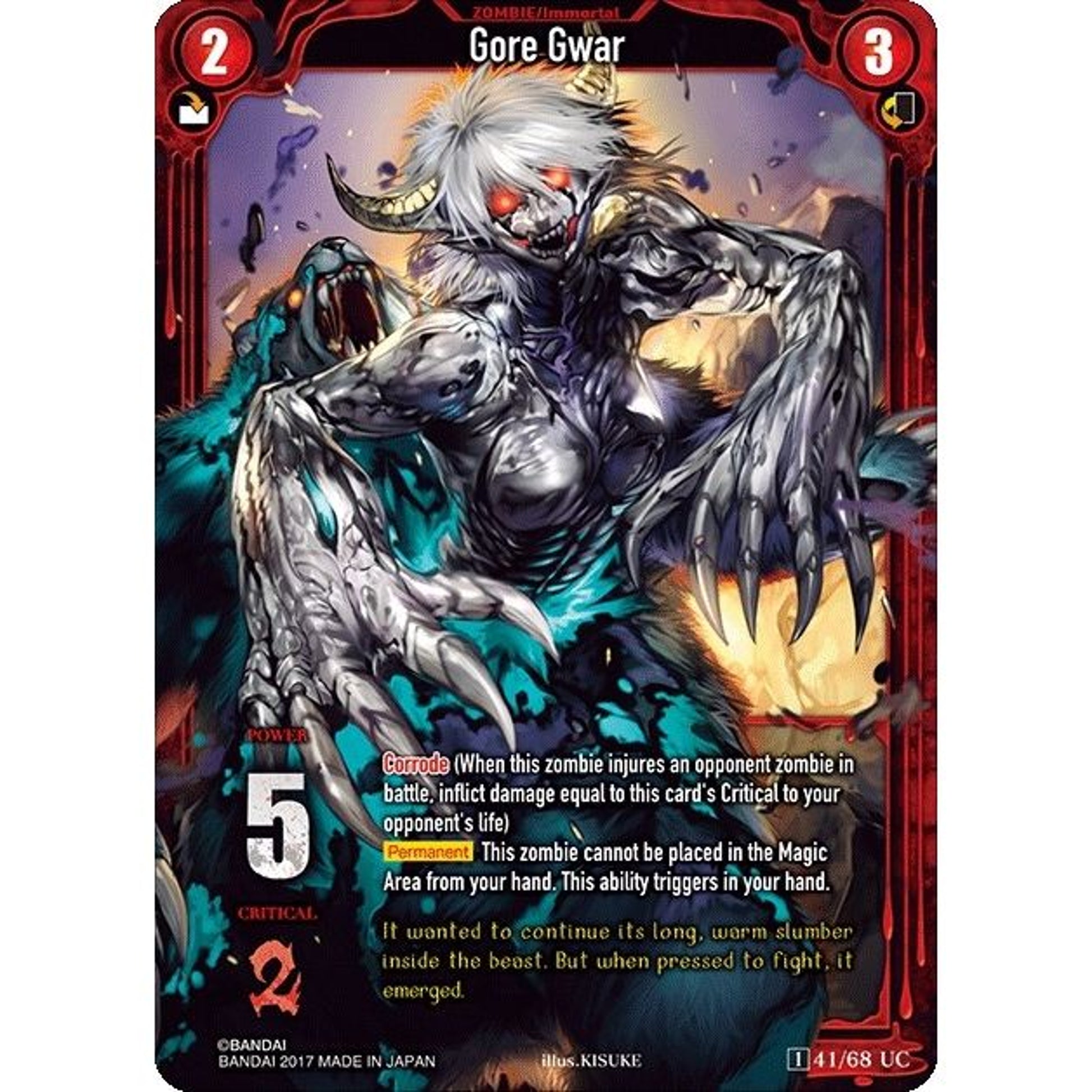 Image for Gore Gwar (41) (ZWO1) - Zombie World Order TCG