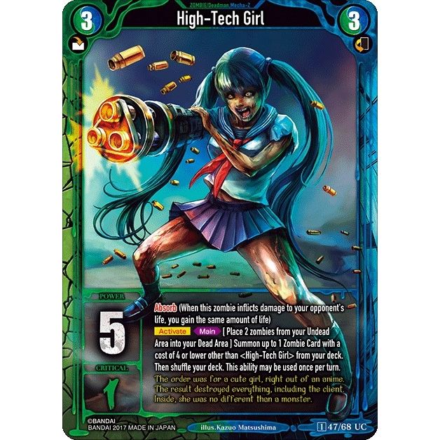 Image for High-Tech Girl (47) (ZWO1) - Zombie World Order TCG