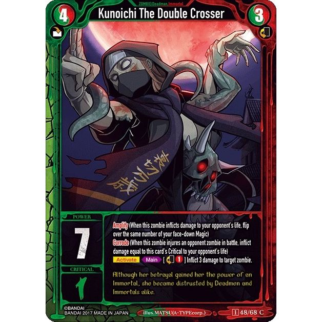 Image for Kunoichi The Double Crosser (48) (ZWO1) - Zombie World Order TCG