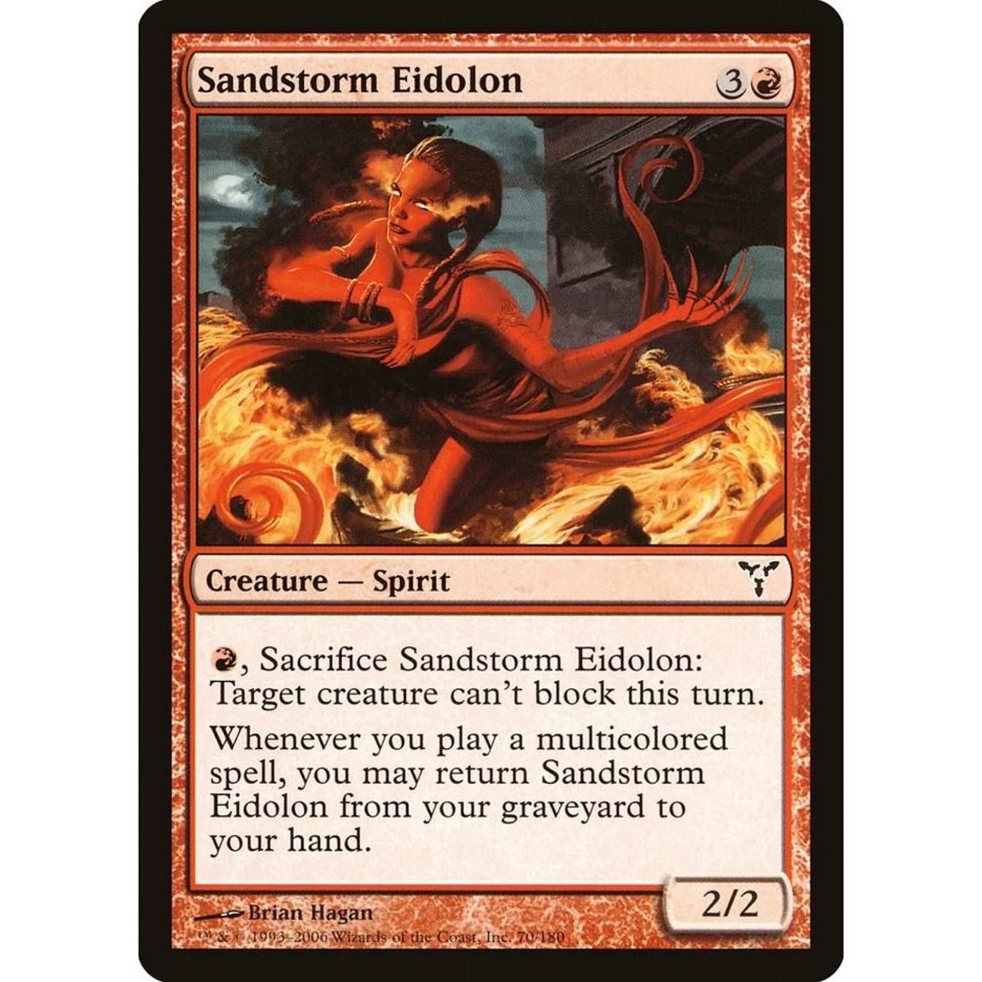 Image for Sandstorm Eidolon (70) (DIS) - Magic: The Gathering