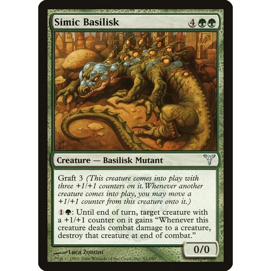 Image for Simic Basilisk (91) (DIS) - Magic: The Gathering