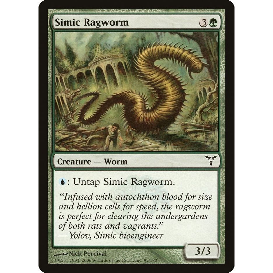 Image for Simic Ragworm (93) (DIS) - Magic: The Gathering