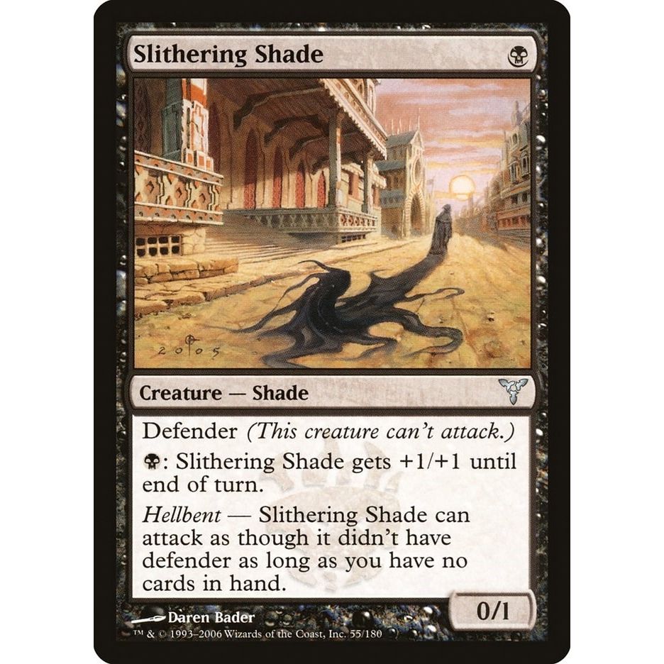 Image for Slithering Shade (55) (DIS) - Magic: The Gathering
