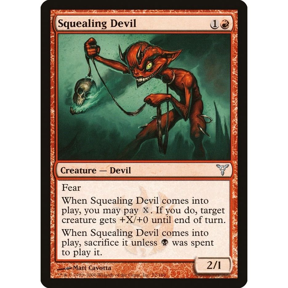 Image for Squealing Devil (72) (DIS) - Magic: The Gathering